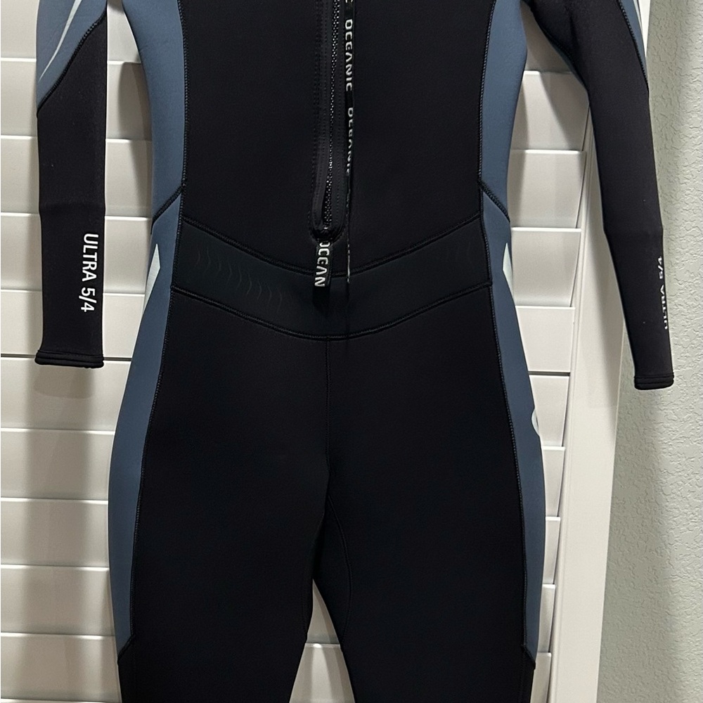 Oceanic Ultra 5/4 Women's Black and Gray One Piece Wetsuit